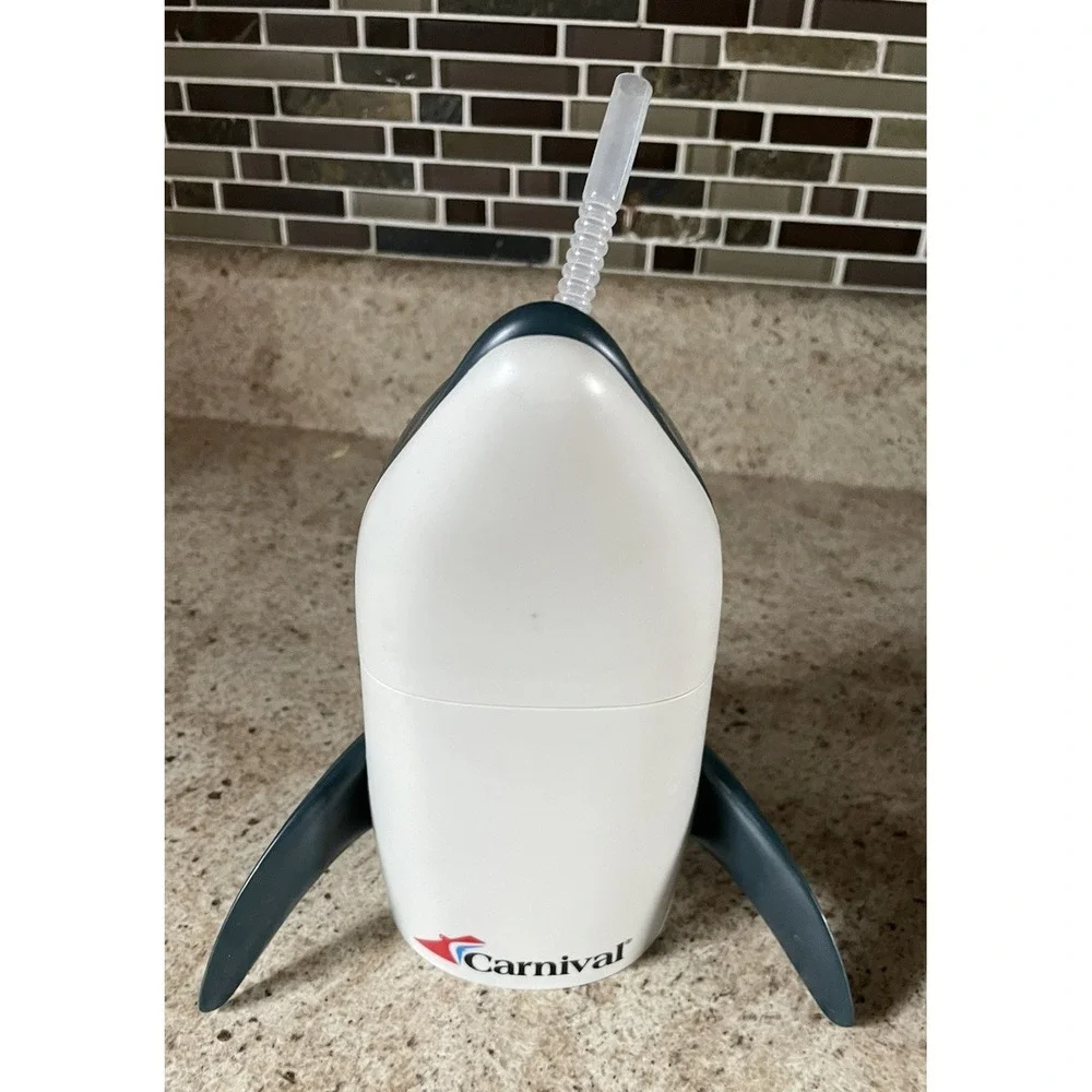 Carnival Cruises Souvenir Dolphin Drink Cup Holder Souvenir Great Condition 7.5